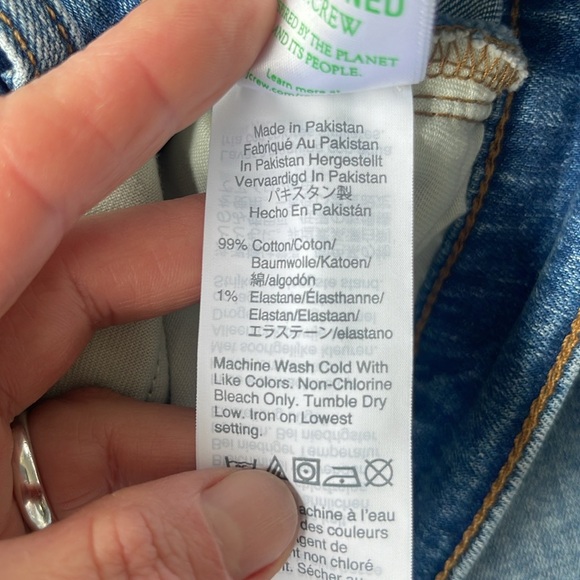 NWT J. Crew Factory denim skirt, size 0. - Picture 5 of 10